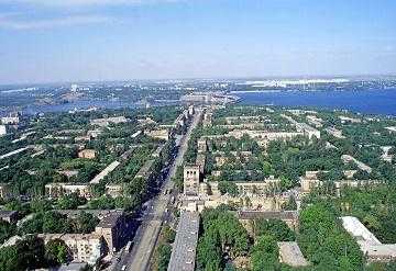 vid na zaporozhe s vysoty